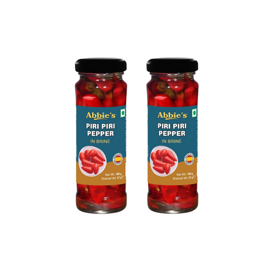 Abbie's Piri Piri Pepper in Brine 100 g (Pack of 2)