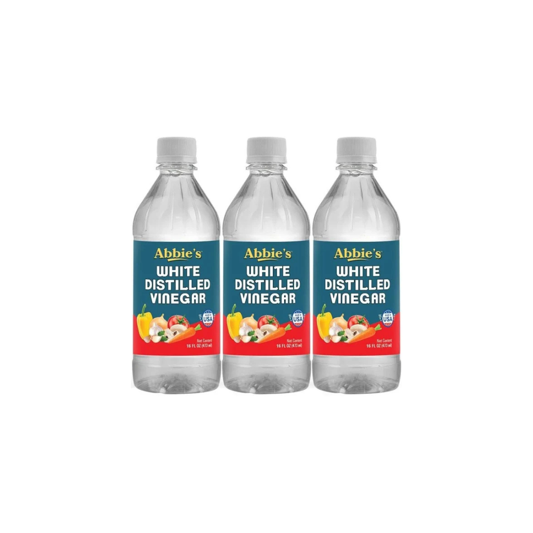 Abbie's White Distilled Vinegar 473ml Vinegar  (3 x 473 ml)