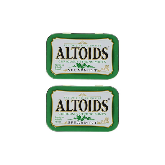 Altoids Curiously Strong Mints Spearmint Pouch, 2 X 50 g