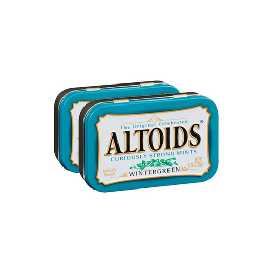 Altoids Curiously Strong Mints Wintergreen 50g (Pack of 2) 