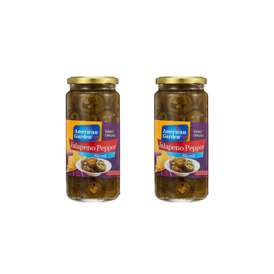 American Garden Jalapeno Pepper Sliced 454gm (PACK OF 2)