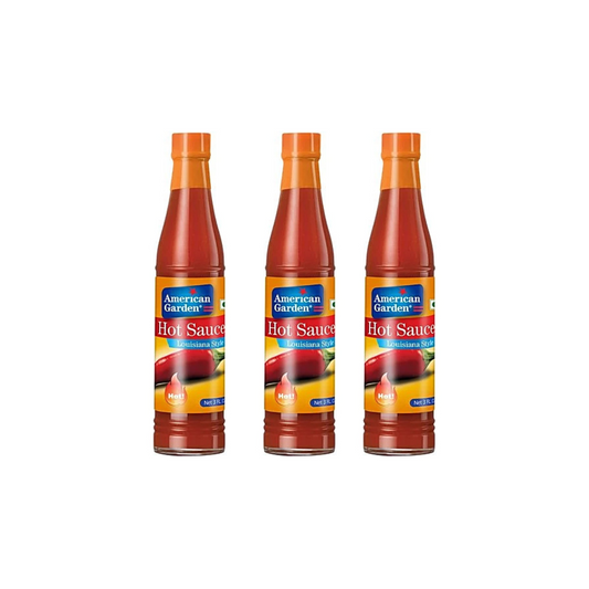 American Garden Louisiana Style Hot Sauce, 88ml (Pack of 3)