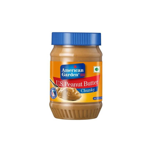 American Garden US Peanut Butter Chunky, 510 g