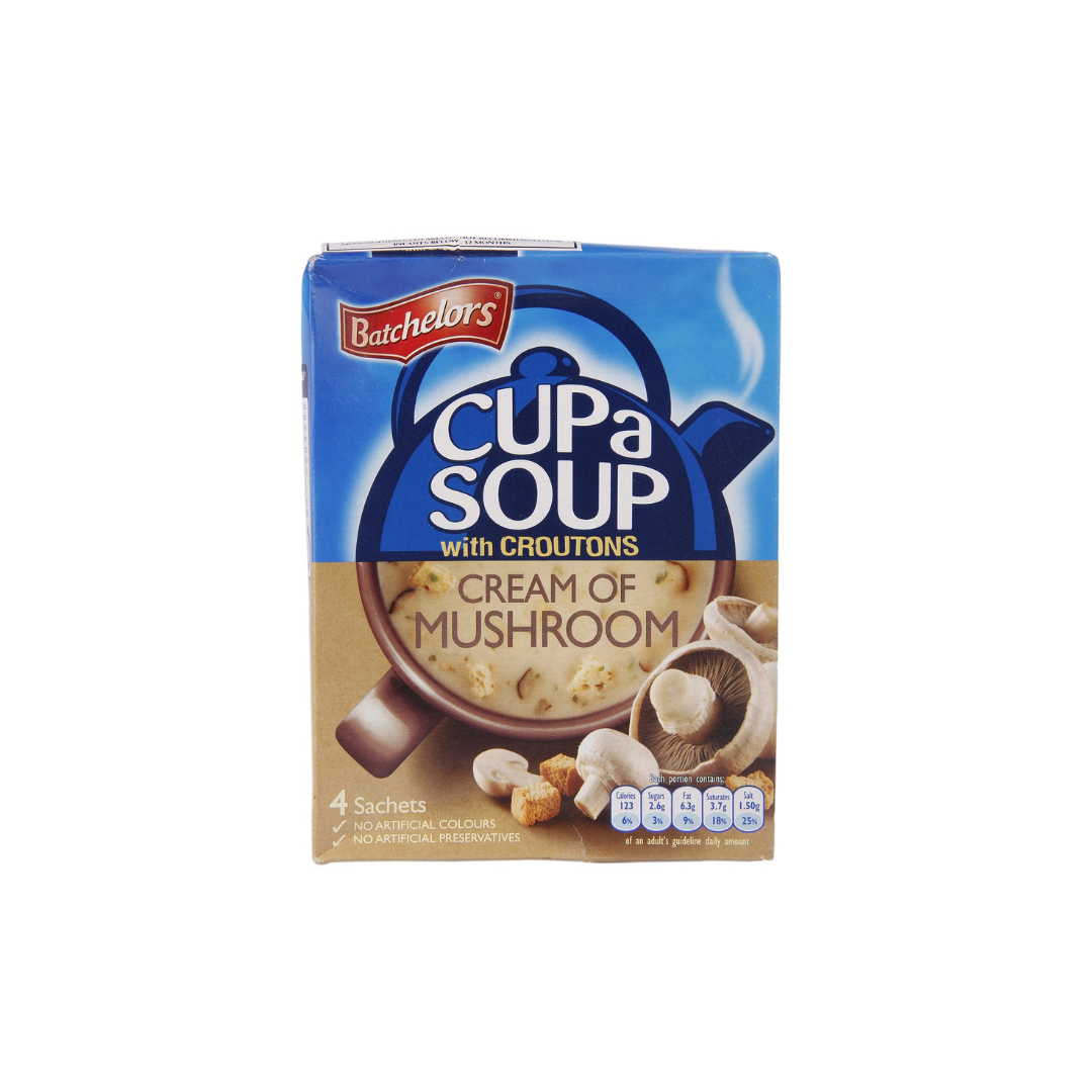 Batchelor's Cup A Soup Cream of Mushroom, 99 g – Instant Mushroom Soup Mix