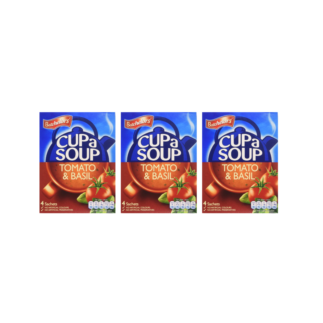 Batchelors Cup a Soup, Rich Tomato and Basil, 104g (Pack of 3)