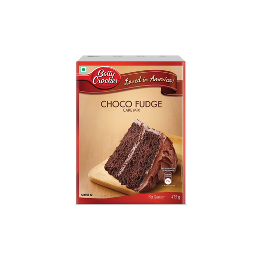 Betty Crocker Choco Fudge Instant Cake Mix Powder, 475g