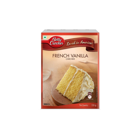 Betty Crocker French Vanilla Instant Cake Mix Powder, 520g