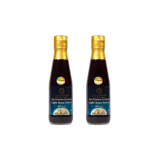 Blue Elephant Light Soy Sauce, 200 ml (PACK OF 2)