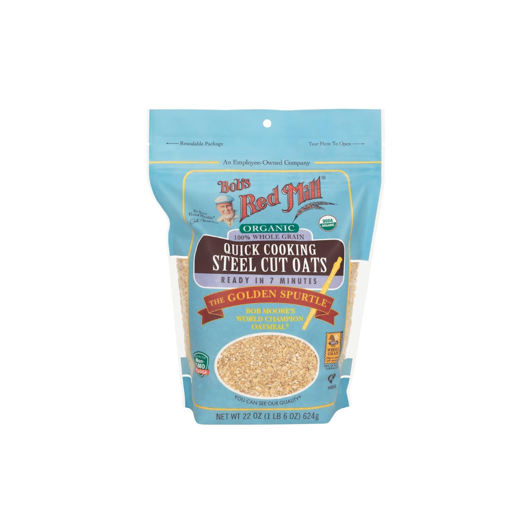 Bob's Red Mill Bobs Red Mills Quick Cooking Steel Cut Oats 624Gm