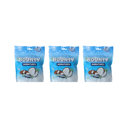 Bounty Miniatures Chocolate, Coconut, 110g