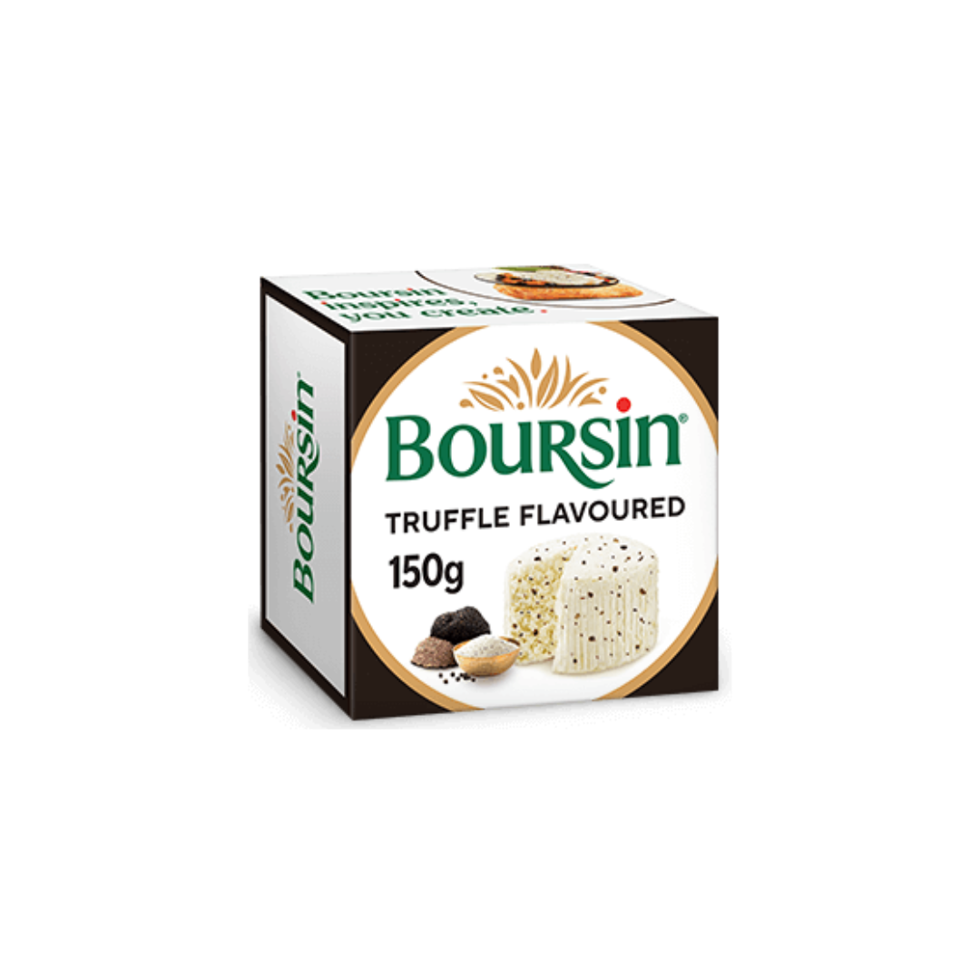 Boursin Truffle Flavoured Soft Cheese 150g 