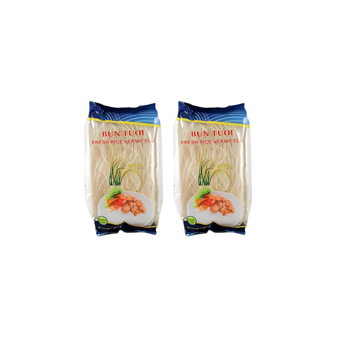 Bun Tuoi Fresh Rice Vermicelli 200g (Pack of 2)