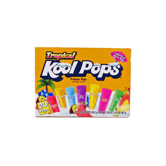 Buy Kool Pops Tropical Freezer 20 Pops (Pack of 3) Imported | luckystore.in