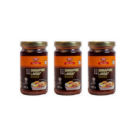 Buy Woh Hup Singapore Laksa Paste 190g (Pack of 3) 