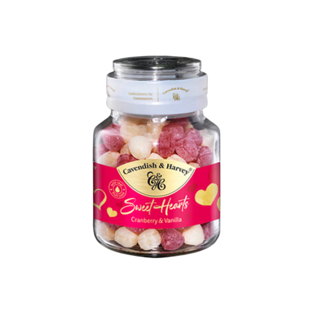 Cavendish Sweet Hearts Cranberry & Vanilla, 350g