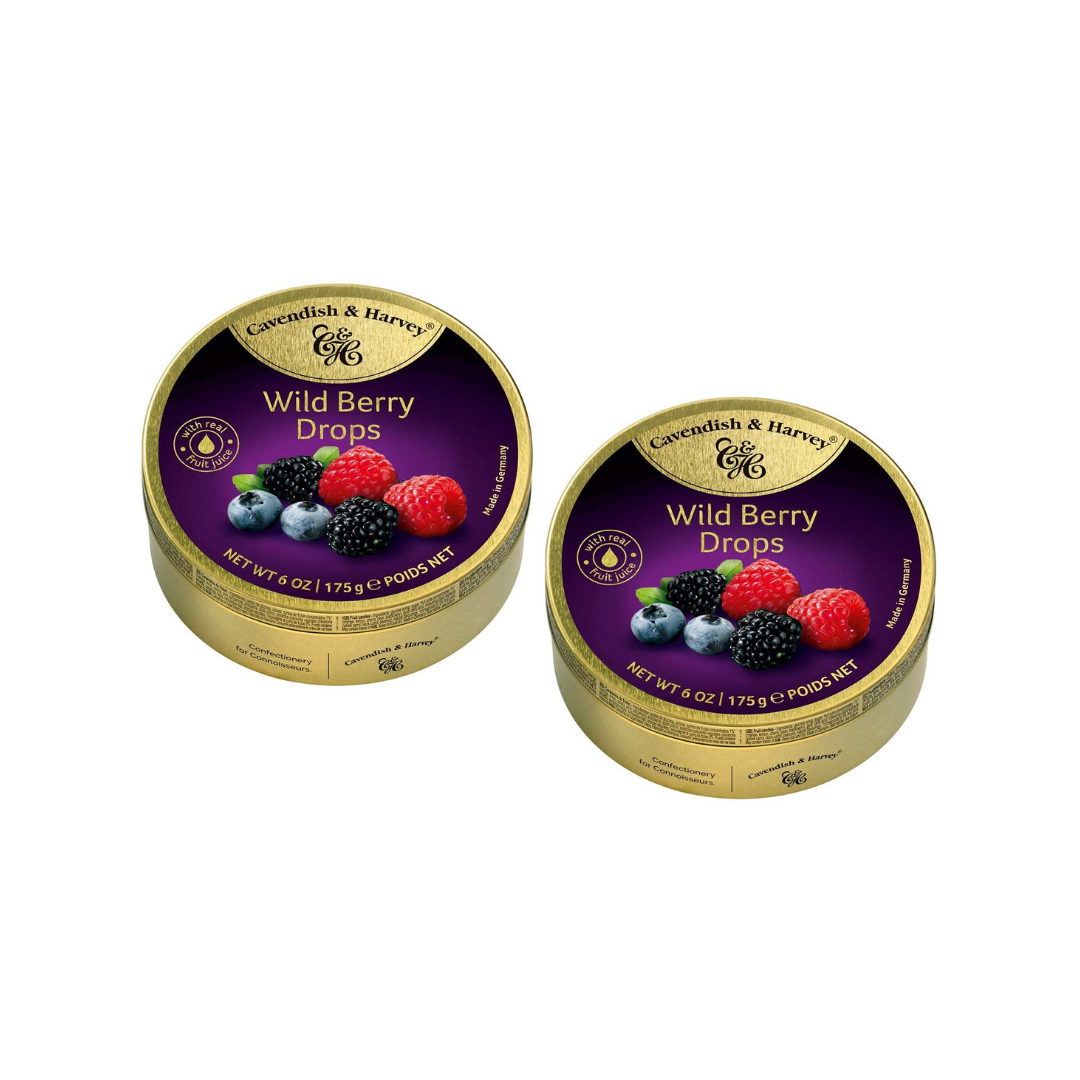 Cavendish & Harvey Wild Berry Drops, 175 Gm (Germany) (Pack of 2)