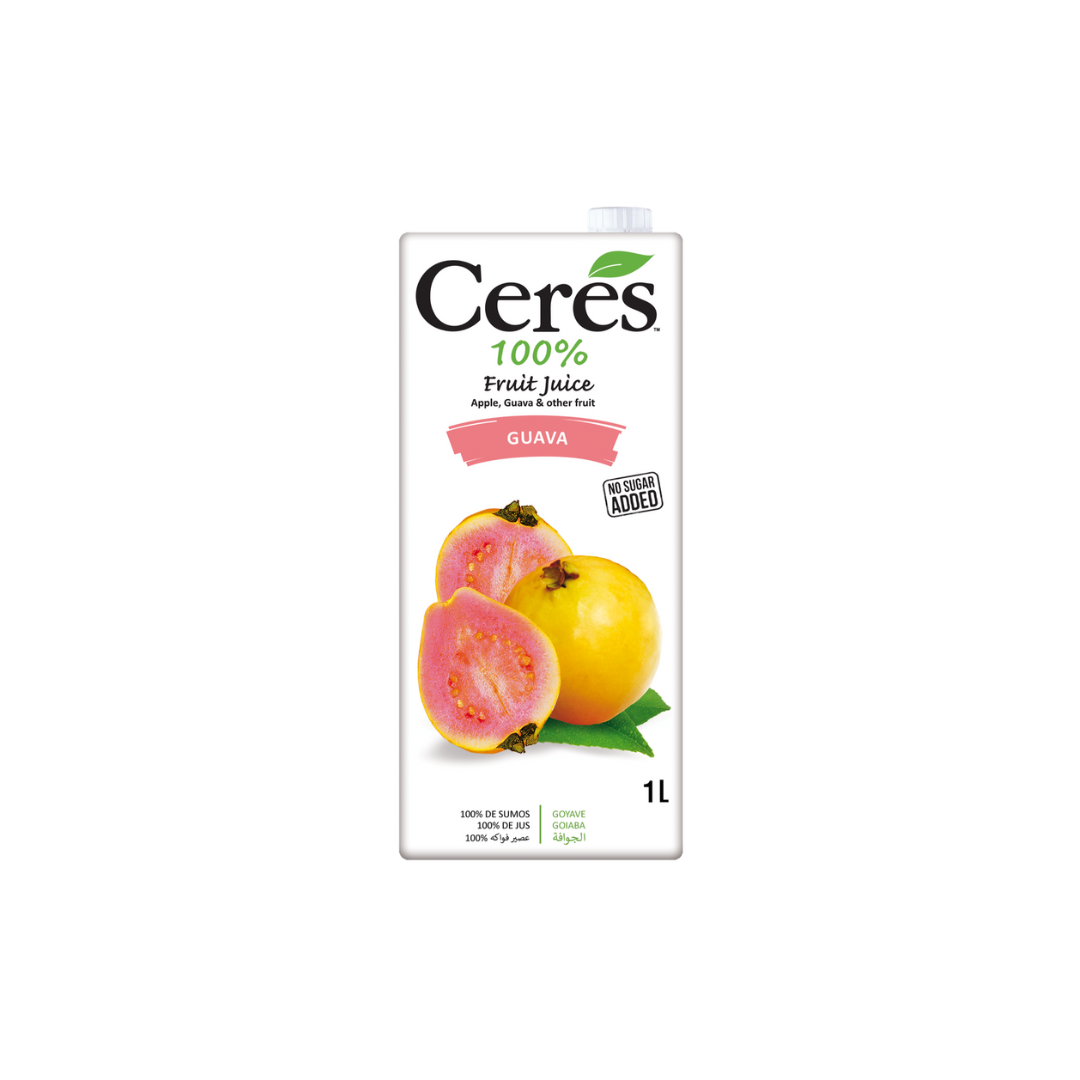 Ceres Guava Juice No Sugar Added 1000 ml