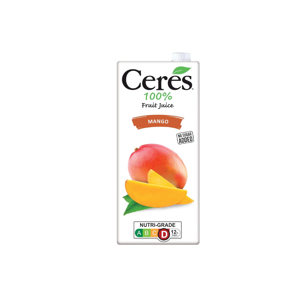 Ceres Mango Fruit Juice No Sugar Added 1000 ml