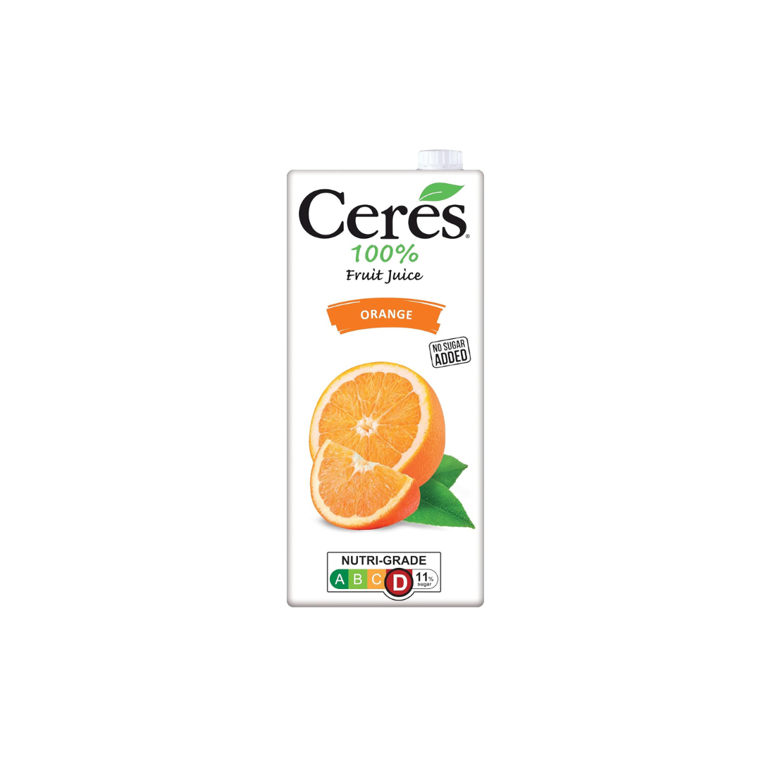 Ceres Orange Fruit Juice No Sugar Added 1000 ml