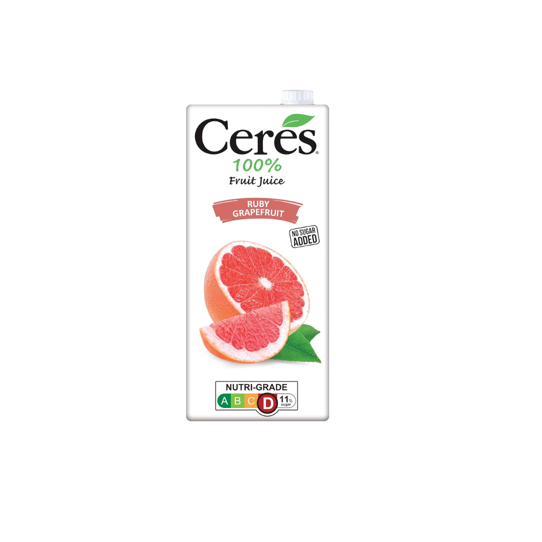 Ceres Ruby Grapefruit Fruit Juice No Sugar Added  1000 ml