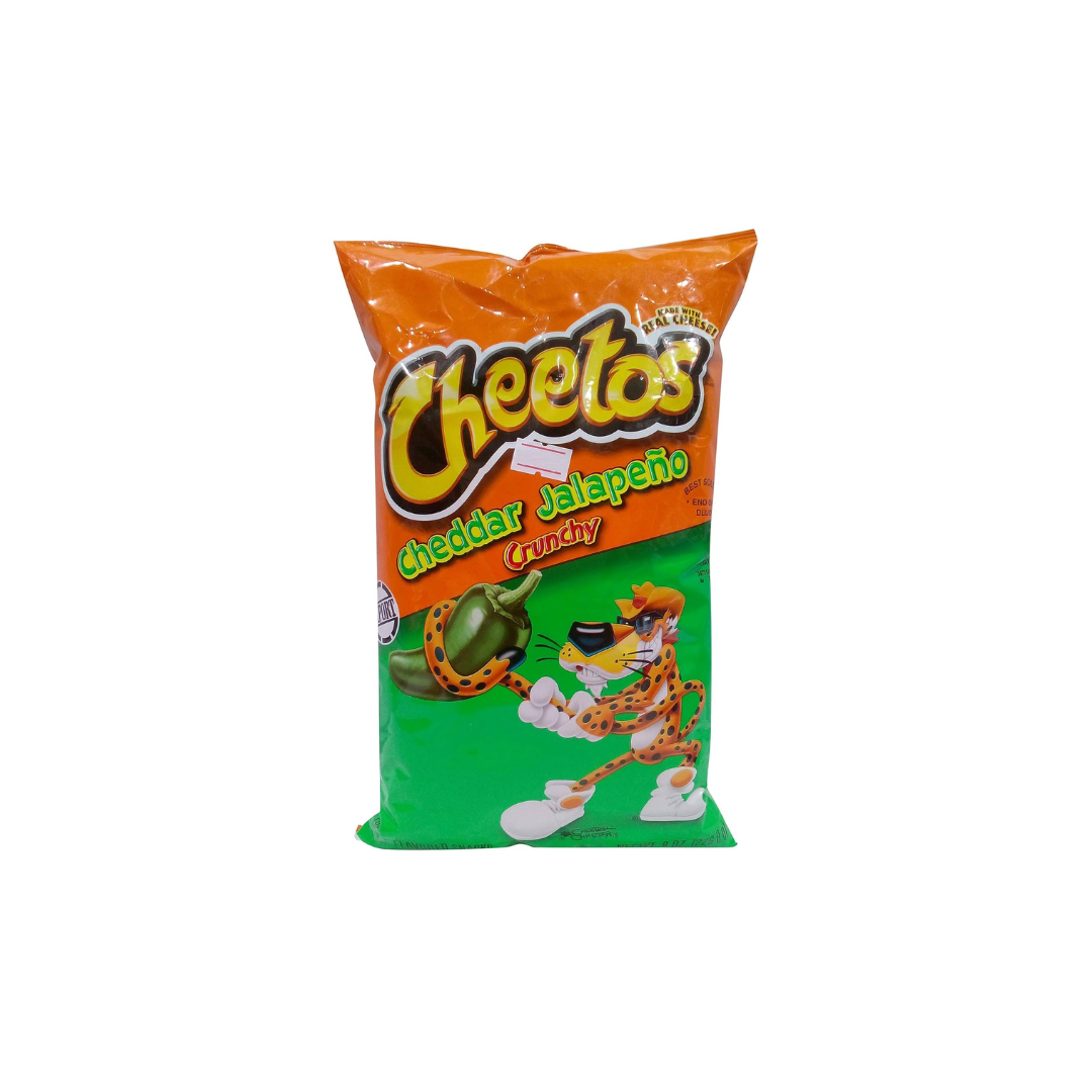 Cheetos Cheddar Jalapeno Crunchy Chips 226 8g Bold Cheesy Spicy Snack