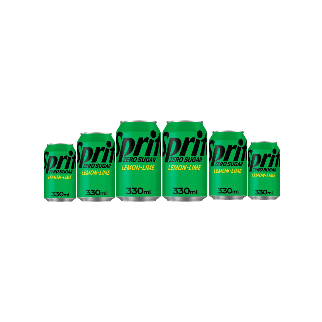 Coca-cola Sprite Zero Sugar Imported Soft Drink, 6 x 330ml