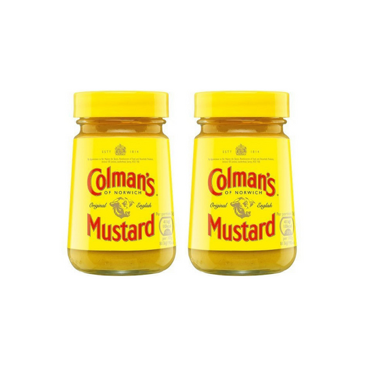 Colman's Mustard Glass Jar 100g (PACK OF 2)