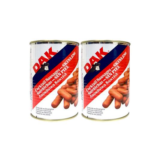 Dak pork skinless sausages 405g (pack of 2)