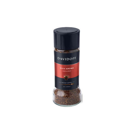 Davidoff Cafe Instant Coffee Jar, Rich Aroma, 100 Gram,Ground