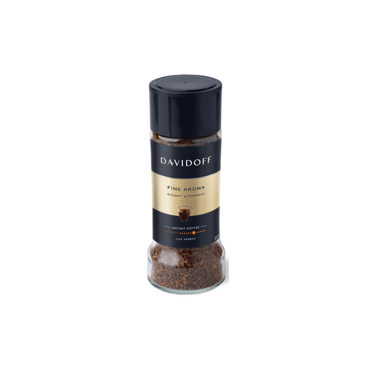 Davidoff Fine Aroma Instant Ground Coffee, 100 g Bottle