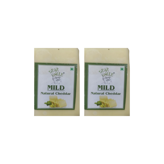 Dear Uncle Mild Natural Cheddar Cheese 200g (Pack of 2)