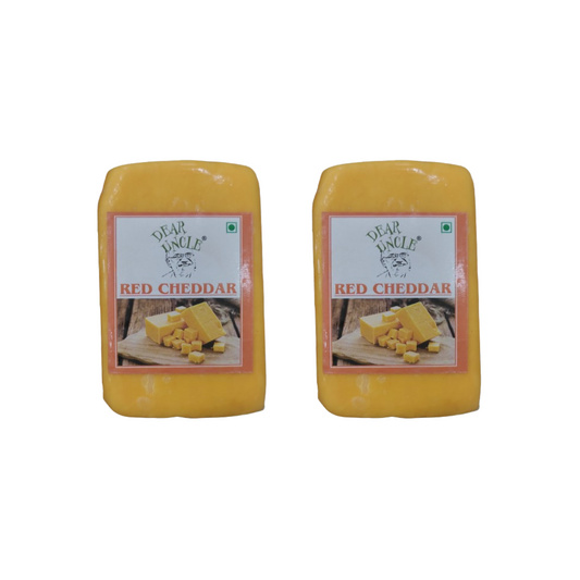 Dear Uncle Red Cheddar Cheese 200g (Pack of 2)