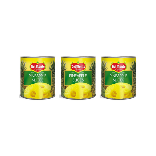 Del Monte Pineapple Slices, 836g (Pack of 3)