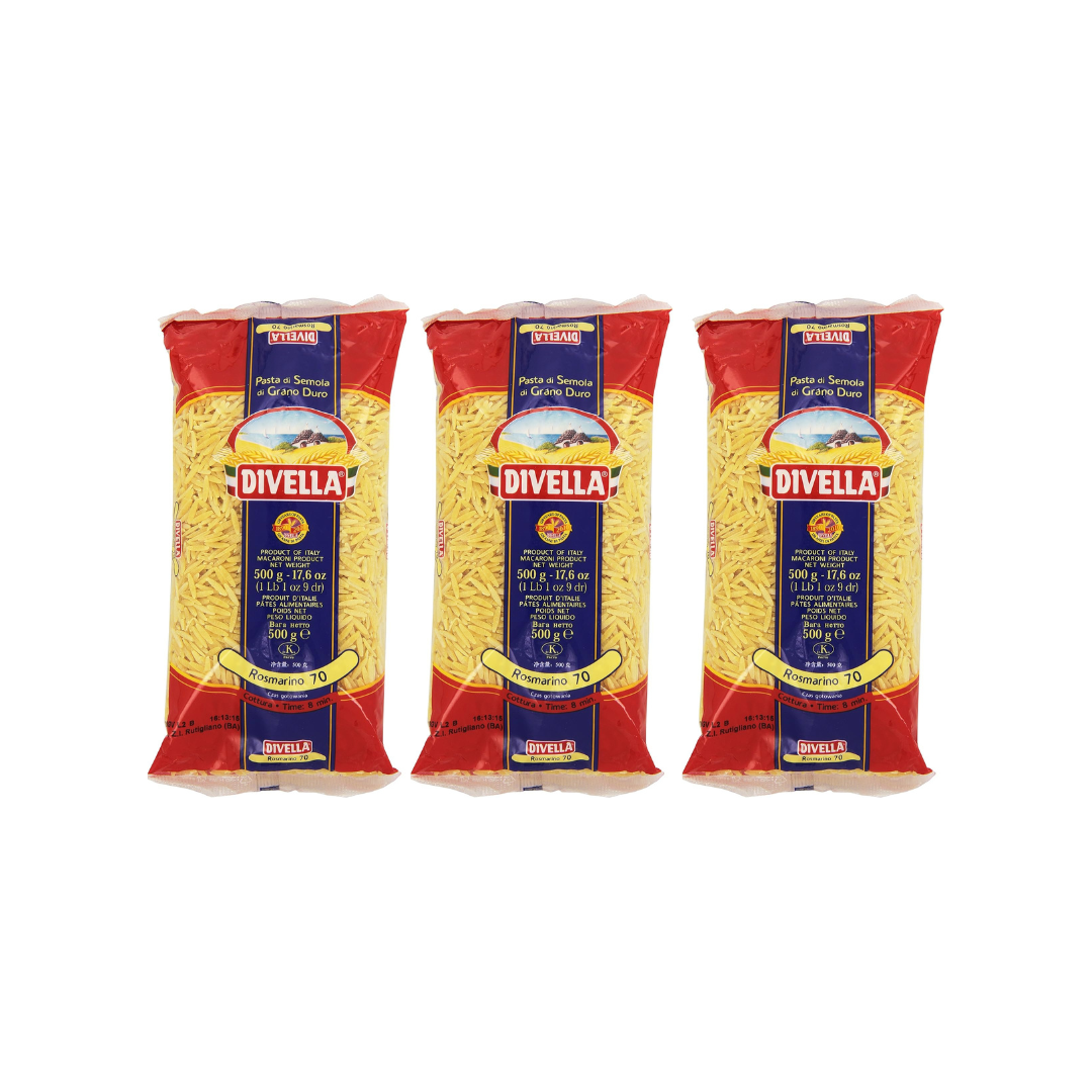 Divella Rosemarino 70 Pasta 500g (Pack of 3)