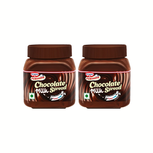 Dr. Oetker FunFoods Chocolate Milk Spread 225g (Pack of 2) 