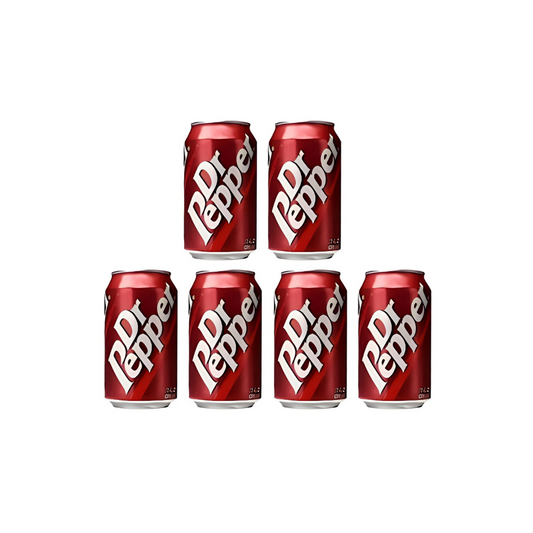 Dr Pepper Drink Imported 330ml (imported)- [Pack of 6)