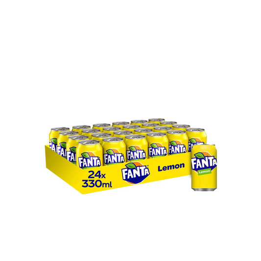 Fanta lemon Flavoured Drink 330ml (pack of 24)