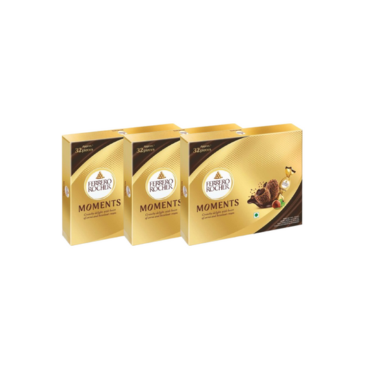 Ferrero Rocher Moments, 32 Pcs 185.6g (Pack of 3)