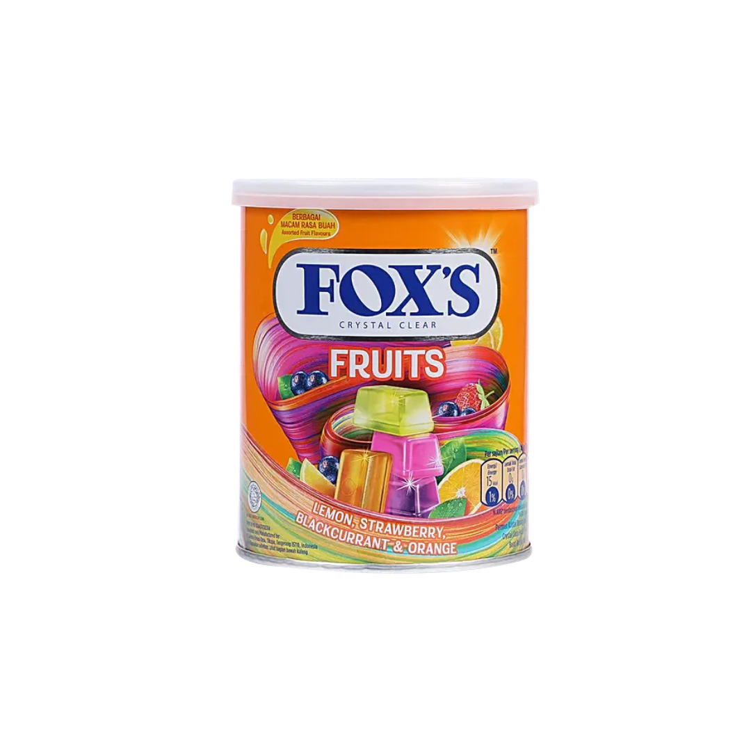 Fox'S Crystal Clear Candy - Fruit Flavoured 180g