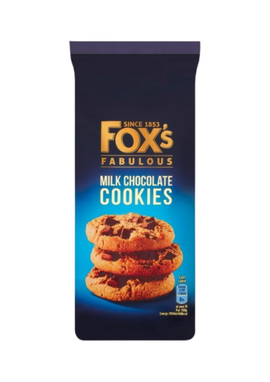 Fox's Fabulous Milk Chocolate Cookies 180g