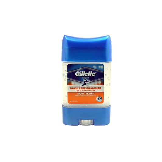 Gillette High Performance Sport Triumph Clear Gel Deodorant - For Men 70g