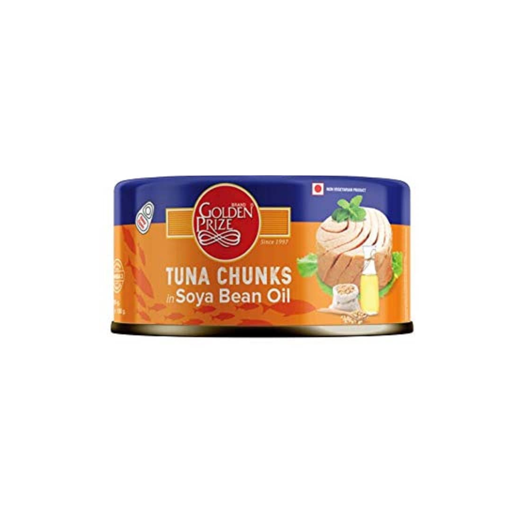 Golden prize tuna in soyabean oil 185g