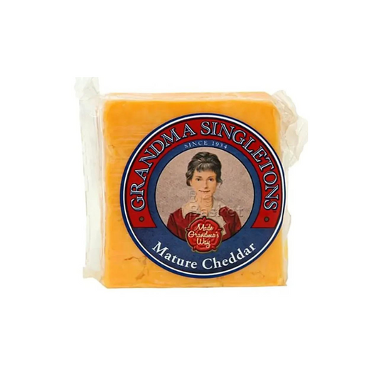 Grandma Singletons Mature Cheddar Cheese 200g 