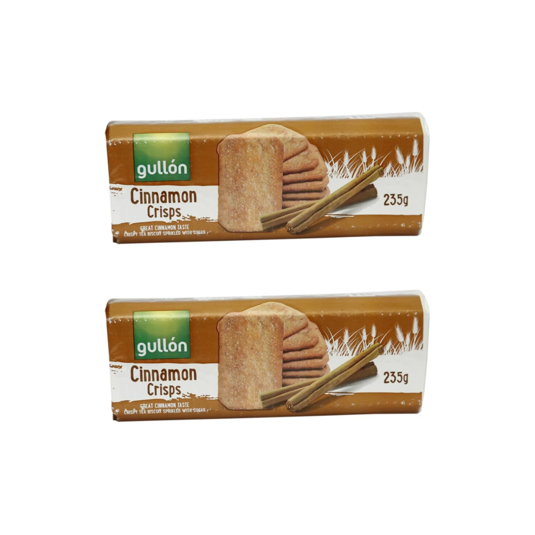 Gullon Cinnamon Crisp Biscuit 235g (PACK OF 2)