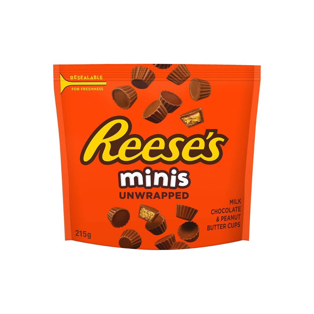 Buy HERSHEY'S Reese's Minis Unwrapped Milk Chocolate & Peanut Butter ...