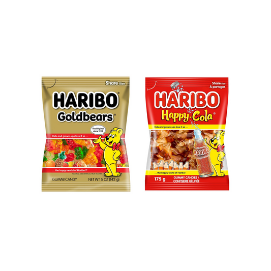 Haribo Gold Bears 226g +Haribo Happy-Cola 175g (Combo Pack)