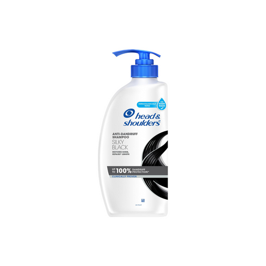 Head & Shoulders Silky Black Anti Dandruff Shampoo 650 ML