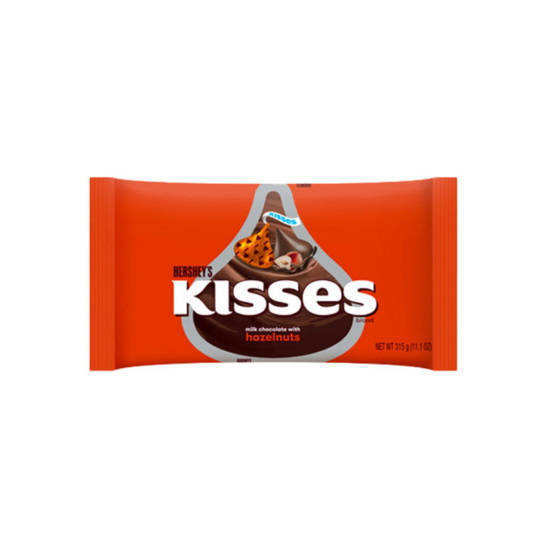 Hersheys Kisses milk chocolate with hazelnuts 315g 