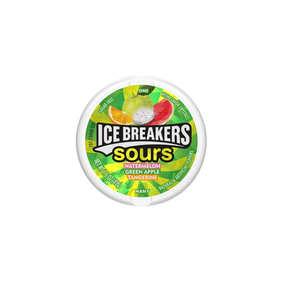 Ice Breakers Sours Sugar Free Mints from USA - 42g