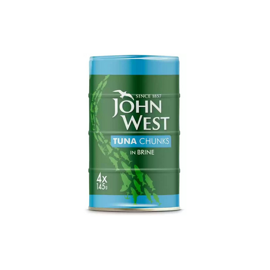 John West Tuna Chunks in Brine 4 x 145g